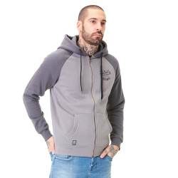 Sweat homme zippé à capuche en molleton Skies