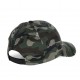 Casquette baseball homme H'echbone Camouflage Logo Noir