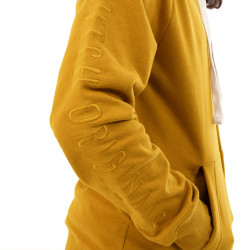 Sweat zippé avec capuche homme en coton avec broderie Camp