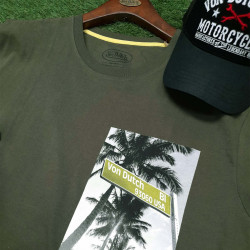 T-shirt homme col rond relax fit avec photoprint en coton Break