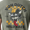 T-shirt homme col rond en jersey avec logo Cats