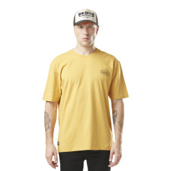 T-shirt homme col rond relax fit avec print en coton Crew