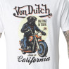 T-shirt homme col rond coton slub avec Logo Dogz