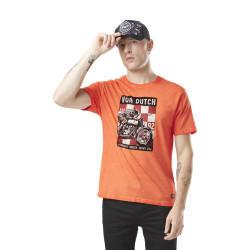 T-shirt homme col rond avec print en coton Event