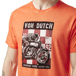 T-shirt homme col rond avec print en coton Event