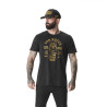 T-shirt homme col rond en jersey et acid wash avec print Hard