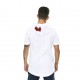 T-shirt homme H'echbone Paris Blanc a capuche