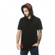 T-shirt homme H'echbone Paris Noir a capuche