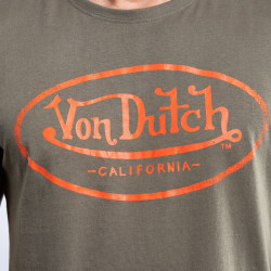 T-shirt col rond en coton homme Logo