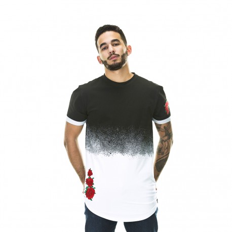 T-shirt homme H'echbone Desert Noir et Blanc