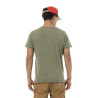 T-shirt homme col rond regular en coton effet usé print devant Lone T-shirt homme col rond regular en coton effet usé print devant Lone
