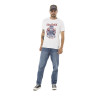 T-shirt homme regular en coton 170gr print devant Motor