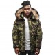 Parka homme H'echbone Toronto Camouflage Col fourrure