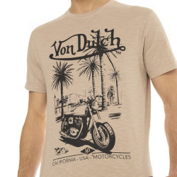 T-shirt en col rond à manches courtes homme Regular Fit Socal