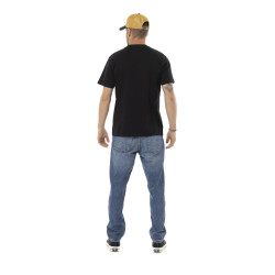 T-shirt homme col rond en jersey regular print poitrine Spire
