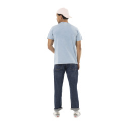 T-shirt homme regular en jersey 160gr acid wash print devant Truck