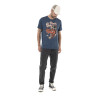 T-shirt homme regular en jersey 160gr acid wash print devant Woo