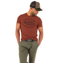T-shirt col rond homme en coton Aaron