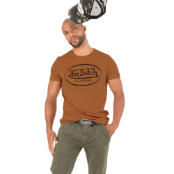 T-shirt homme col rond en coton Aaron