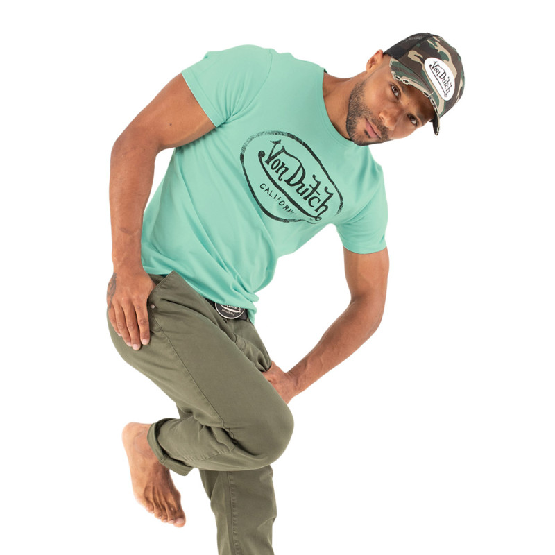 T-shirt col rond homme en coton Aaron