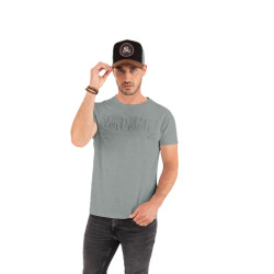 T-shirt col V homme en coton Boss