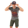 T-shirt col rond regular fit homme en coton Crazy
