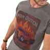 T-shirt col rond regular fit homme en coton Crazy