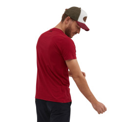 T-shirt manches courtes régular fit en col rond en coton Dinn