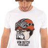 T-shirt col rond regular fit homme en coton Dog