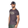 T-shirt homme col rond regular fit print devant en coton First