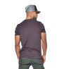 T-shirt homme col rond regular fit print devant en coton First