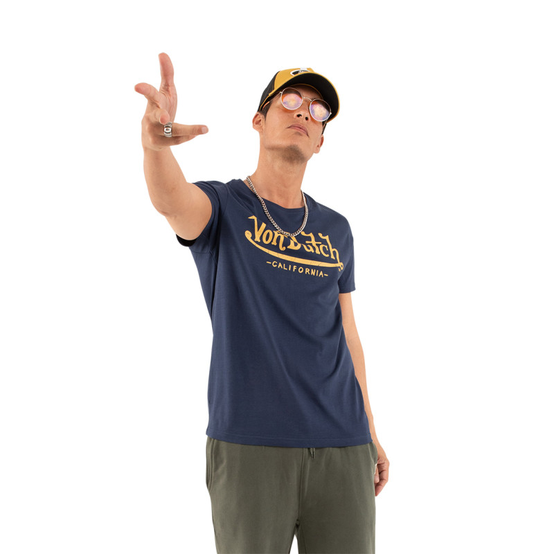 T-shirt col rond homme en coton First