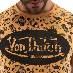 T-shirt col rond homme en coton Front