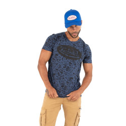 T-shirt col rond homme en coton Front