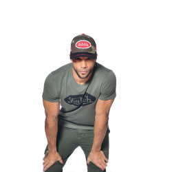 T-shirt col rond homme en coton Front