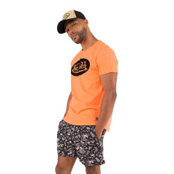 T-shirt col rond homme en coton Front