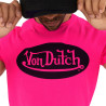 T-shirt col rond homme en coton Front