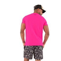 T-shirt col rond homme en coton Front