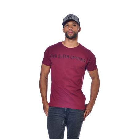 T-shirt col V homme avec print Ghost