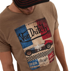 T-shirt col rond homme en coton Grand Prix