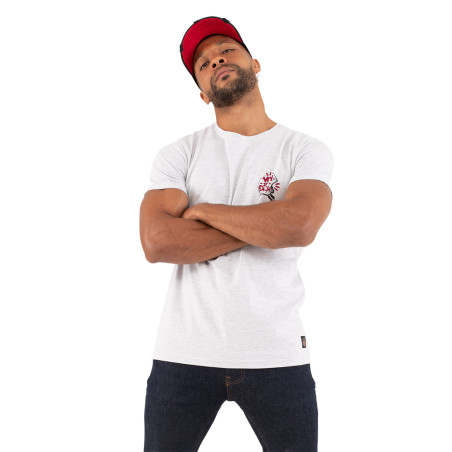 T-shirt col rond regular fit homme en coton Helmet