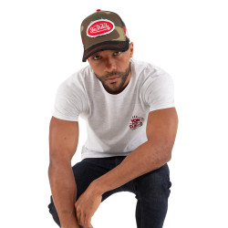 T-shirt col rond regular fit homme en coton Helmet