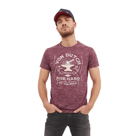 T-shirt col rond homme en coton Hit