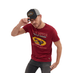 T-shirt col rond homme en coton Leader