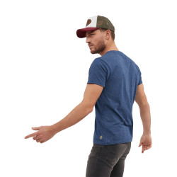 T-shirt col rond homme en coton Leader