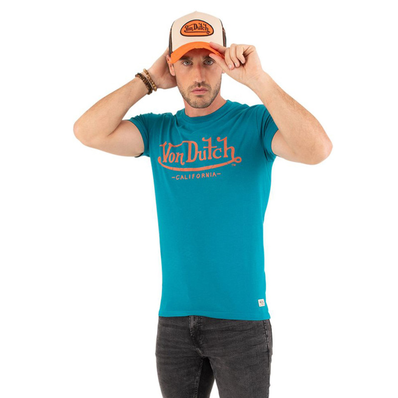 T-shirt col rond homme en coton Slim Fit Life