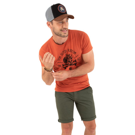 T-shirt col rond homme avec print Load