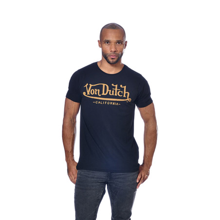 T-shirt homme regular col rond en coton Mach