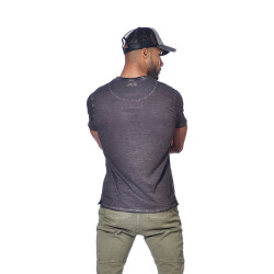 T-shirt homme col rond avec print Retro