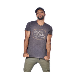 T-shirt homme col rond avec print Retro